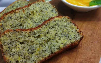 Pan de limón con semillas de amapola