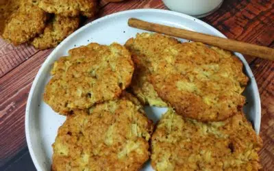 Galletas de avena y manzana